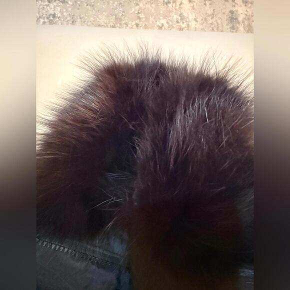 Blue Duck Metallic Parka with fur trim and lining - Picture 9 of 9